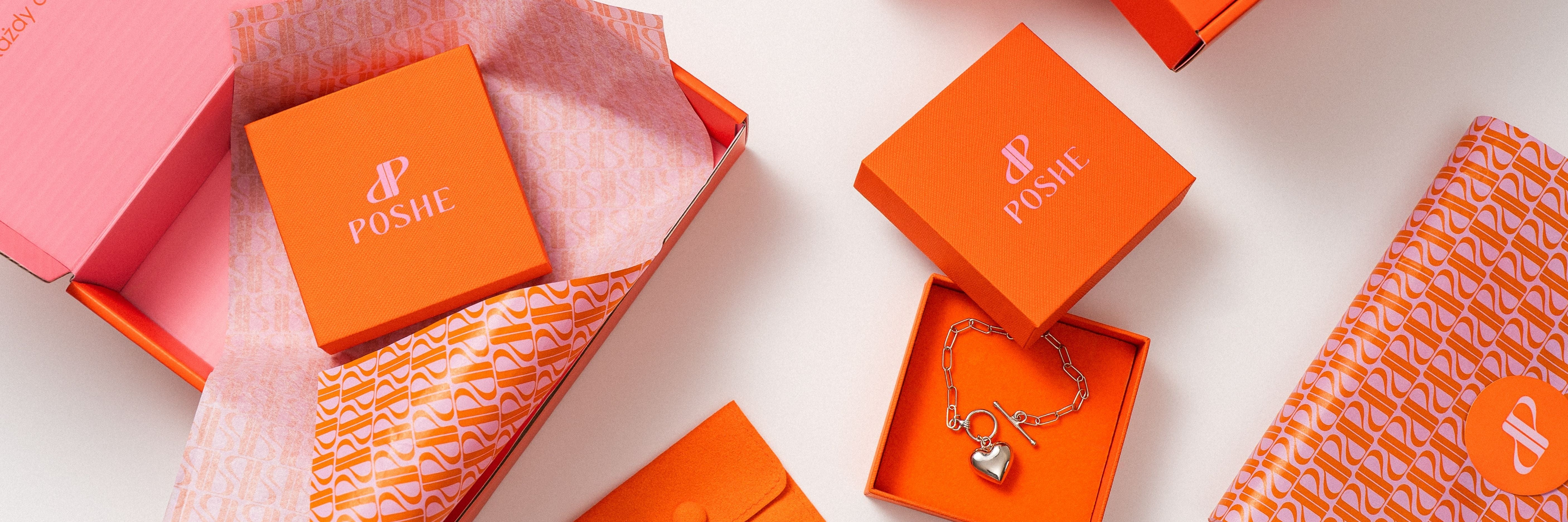 Poshe każdy dzień to Twój dzień Biżuteria dla kobiet opakowania pudełka kompozycja